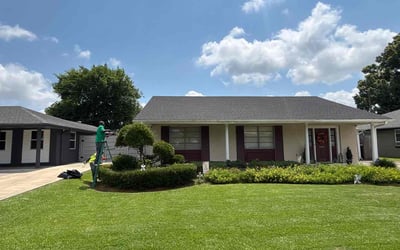 Photo of Joe D.'s yard after getting lawn care in Pontiac, MI