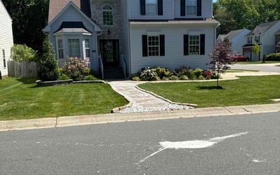 Photo of Haley B.'s yard after getting lawn care in Benson, NC