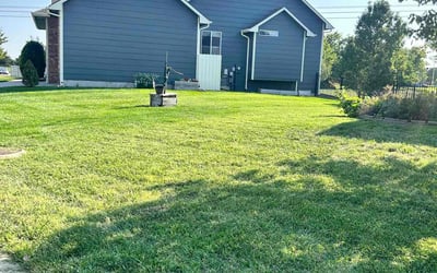 Photo of John S.'s yard after getting lawn care in Andover, KS