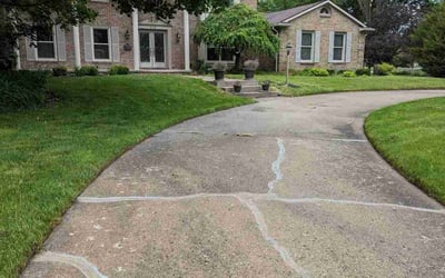 Photo of Cheryl T.'s yard after getting lawn care in Grand Blanc, MI