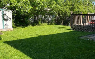 Photo of Kathy L.'s yard after getting lawn care in Round Lake, IL