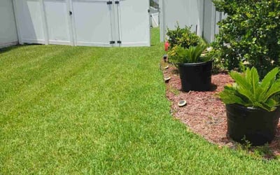 Photo of Ethan D.'s yard after getting lawn care in East Greenwich, RI