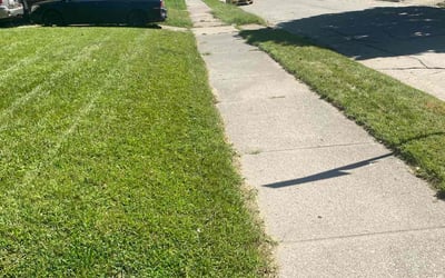 Photo of Shianne H.'s yard after getting lawn care in Finleyville, PA