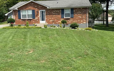 Photo of Abigail R.'s yard after getting lawn care in Clarksville, TN