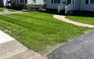 Photo of Ross M.'s yard after getting lawn care in Rochester, NH