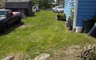 Photo of Lore B.'s yard after getting lawn care in Weirton, WV