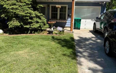 Photo of Lynda D.'s yard after getting lawn care in Chesterfield, MI
