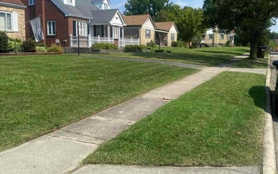 Photo of Bo L.'s yard after getting lawn care in Oxford, OH
