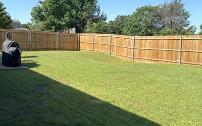 Photo of Christy O.'s yard after getting lawn care in Scarborough, ME