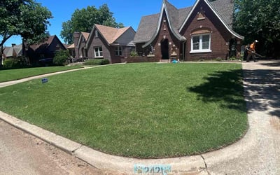 Photo of James T.'s yard after getting lawn care in Clifton Heights, PA