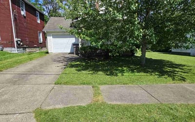 Photo of Rebecca L.'s yard after getting lawn care in Niles, OH