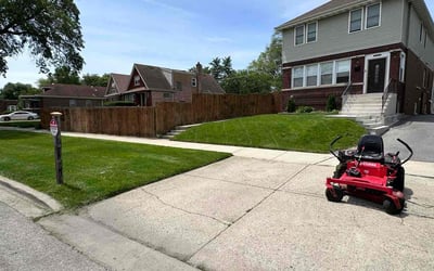 Photo of James W.'s yard after getting lawn care in Bartlett, IL