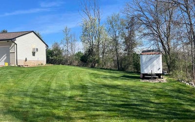 Photo of Mary H.'s yard after getting lawn care in Munster, IN