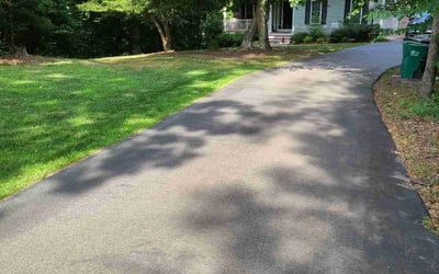 Photo of Jeannette L.'s yard after getting lawn care in Sandston, VA