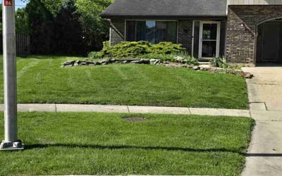 Photo of Kevin W.'s yard after getting lawn care in Normal, IL