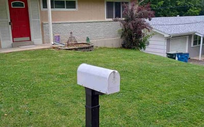 Photo of Sandra T.'s yard after getting lawn care in East Saint Louis, IL