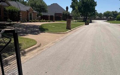 Photo of Nabia K.'s yard after getting lawn care in Chantilly, VA