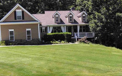 Photo of Ernesto G.'s yard after getting lawn care in Patchogue, NY
