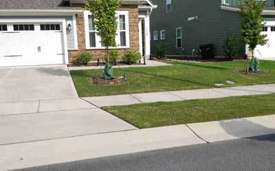 Photo of Christian K.'s yard after getting lawn care in Granbury, TX