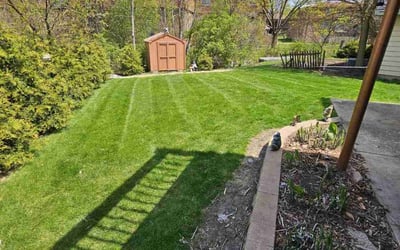 Photo of Gary L.'s yard after getting lawn care in Westmont, IL