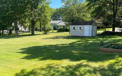 Photo of Julie F.'s yard after getting lawn care in Mountain Top, PA