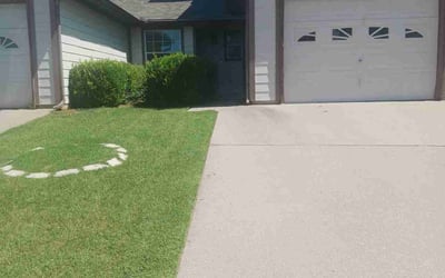 Photo of Cyril P.'s yard after getting lawn care in Haltom City, TX