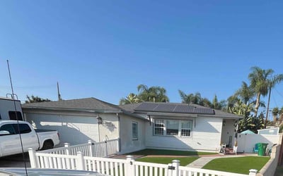 Photo of James G.'s yard after getting lawn care in Brea, CA