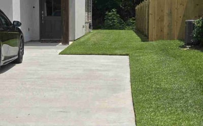 Photo of Angela K.'s yard after getting lawn care in Alexandria, LA