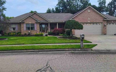 Photo of Sam D.'s yard after getting lawn care in Brookville, OH