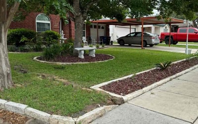 Photo of Thomas G.'s yard after getting lawn care in Von Ormy, TX