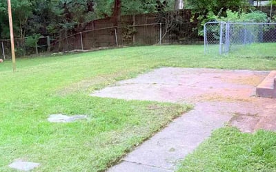 Photo of Angel S.'s yard after getting lawn care in Creve Coeur, MO