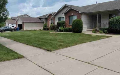 Photo of David D.'s yard after getting lawn care in Syracuse, UT