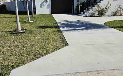 Photo of Robert B.'s yard after getting lawn care in Chester, PA