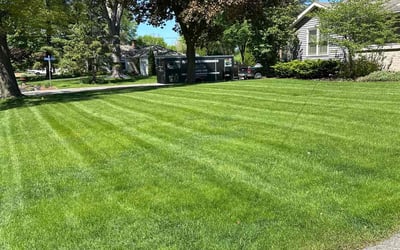 Photo of Mckenzie K.'s yard after getting lawn care in Waunakee, WI