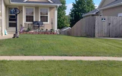 Photo of Patricia S.'s yard after getting lawn care in Indianola, IA