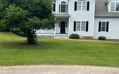 Photo of Vishal N.'s yard after getting lawn care in Delaware, OH