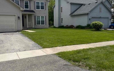 Photo of Michael S.'s yard after getting lawn care in Round Lake Beach, IL