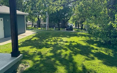 Photo of Vanessa F.'s yard after getting lawn care in Pleasant Hill, MO