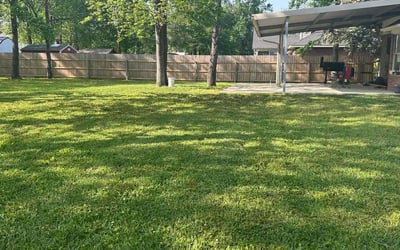 Photo of Karen A.'s yard after getting lawn care in Magnolia, TX