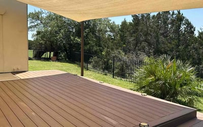 Photo of Dave A.'s yard after getting lawn care in Austin, TX