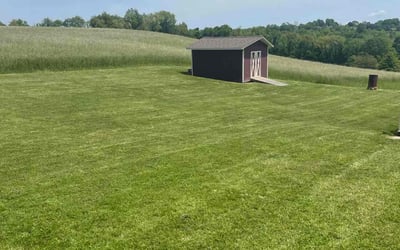 Photo of Patricia M.'s yard after getting lawn care in Plum, PA