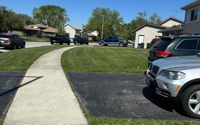 Photo of Alicia O.'s yard after getting lawn care in Manor, TX