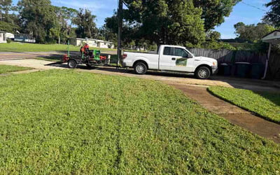Photo of Amanda H.'s yard after getting lawn care in Fort Worth, TX