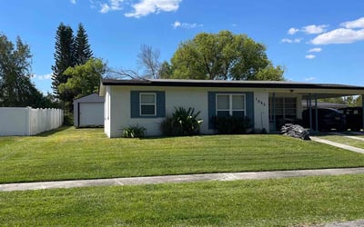 Photo of Chantal H.'s yard after getting lawn care in Deltona, FL