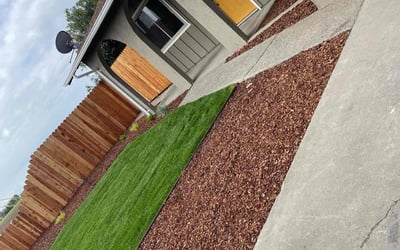 Photo of Glen A.'s yard after getting lawn care in Placerville, CA