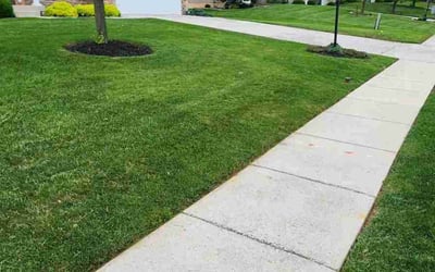 Photo of Jennell K.'s yard after getting lawn care in Hanover, PA