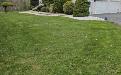 Photo of Vincent G.'s yard after getting lawn care in Stoughton, MA