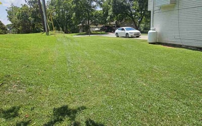 Photo of Jennifer V.'s yard after getting lawn care in Gainesville, GA