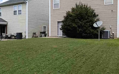 Photo of Jenna P.'s yard after getting lawn care in Elkins Park, PA