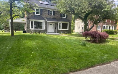 Photo of Qu’Shawn B.'s yard after getting lawn care in Telford, PA